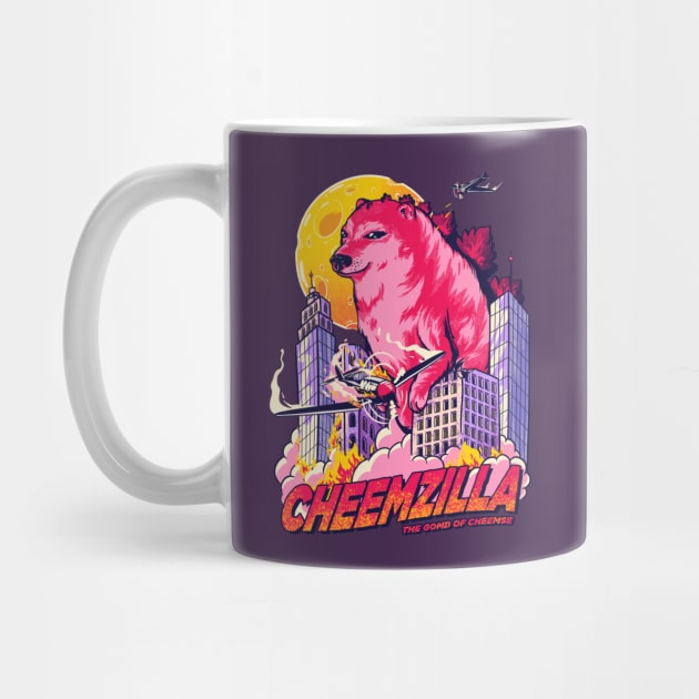 Cheemzilla - The Gomd of Cheemse by anycolordesigns